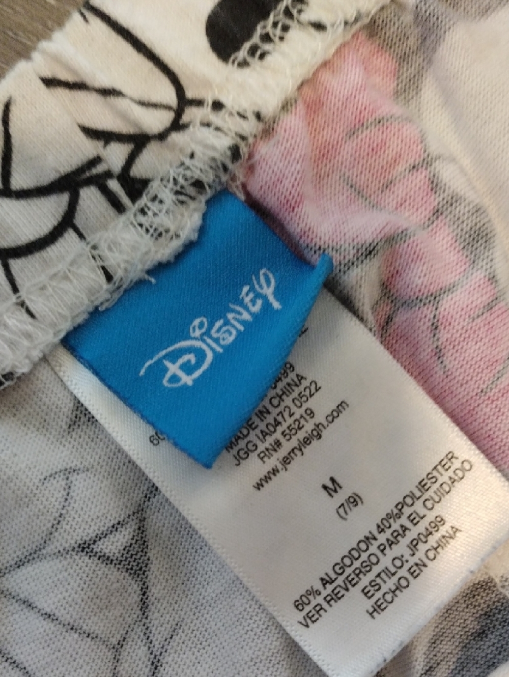Minnie Mouse Black & Pink Pajama Pants - Picture 3 of 14